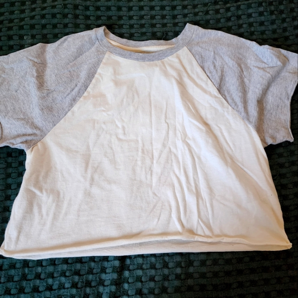Aerie Cropped Raglan T-Shirt